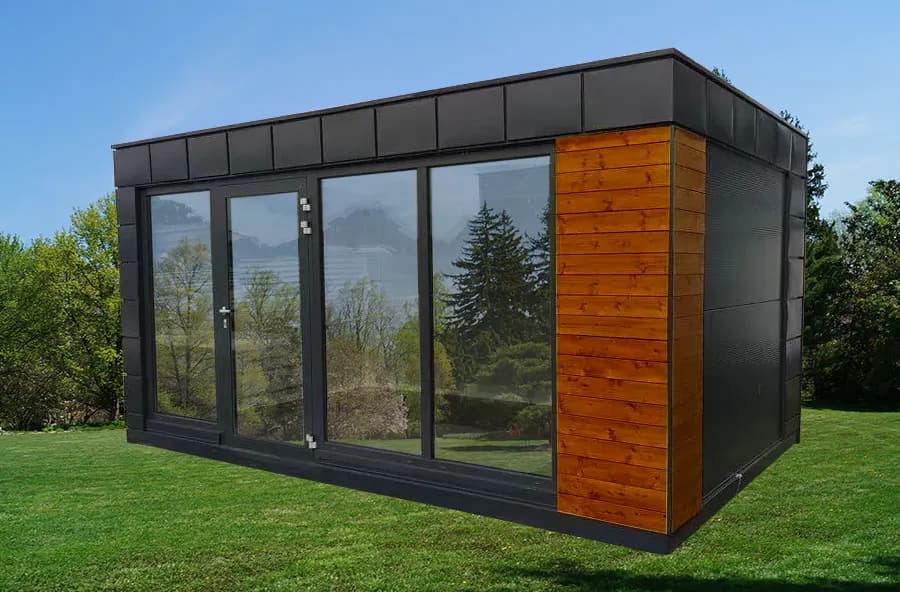 Kontener biurowy 3 × 6 m — model domu