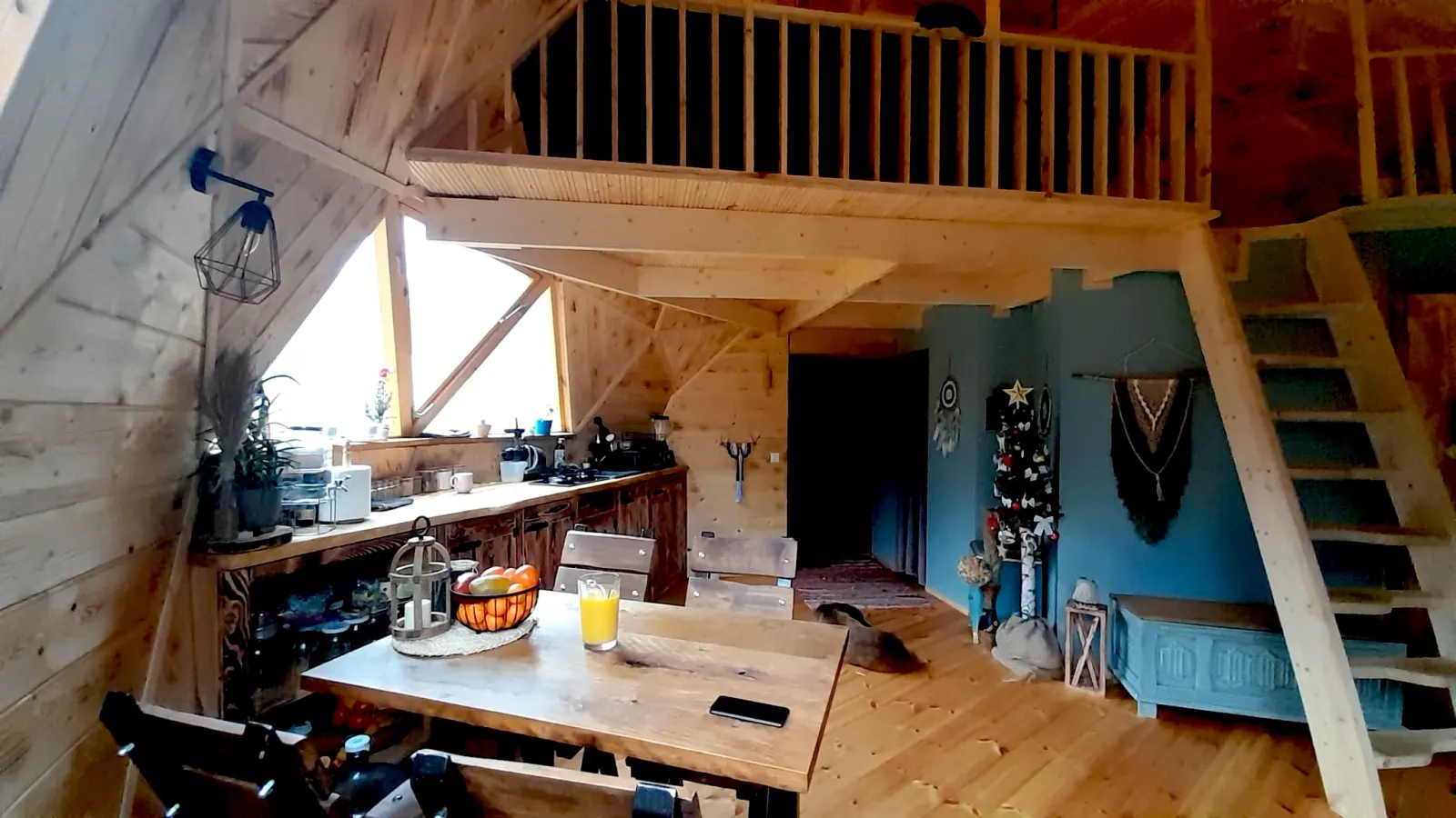Kopuła Astra 35 m² (3/4 sfery) — model domu