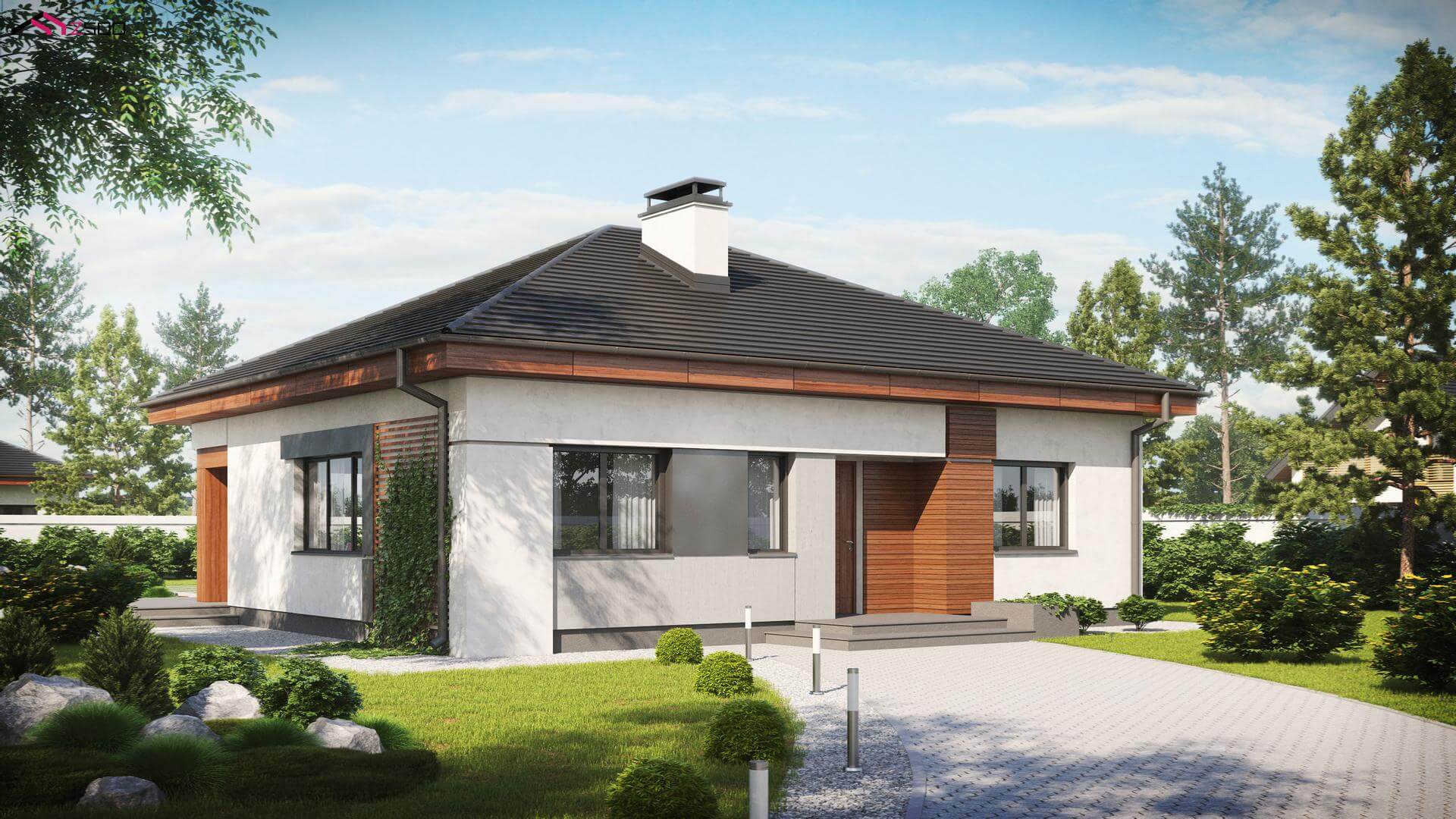 Projekt Z 273D — model domu